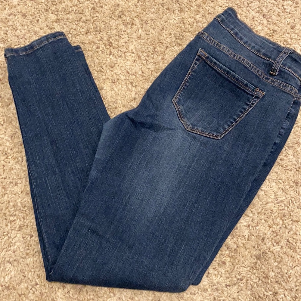 Mono b skinny distressed jeans size 15